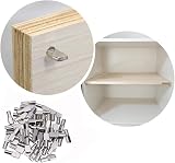 Tbestmax 120 Packs Shelf Pins 5 mm Spoon Shape Cabinet Furniture view 5