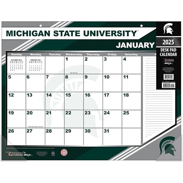 amazon-com-turner-sports-michigan-state-spartans-2024-22x17-desk-calendar-24998061565-office-products