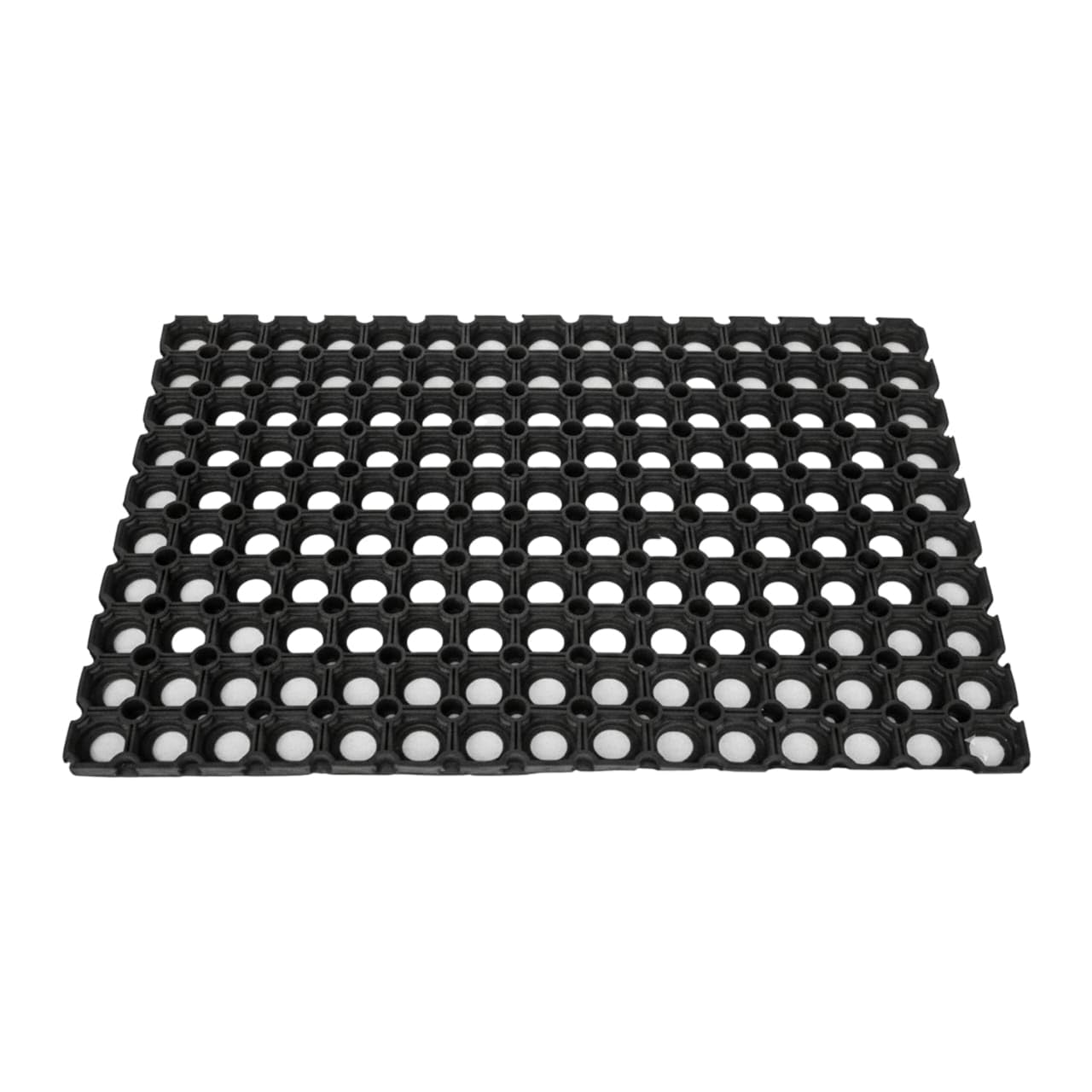 JKZ RUG AND DOORMATS Heavy Duty Non Slip Outdoor Indoor Door Mat Floor Mats Kitchen Mats Barrier Mats Washable Light Weigh Rubber DoorMat (Holo Mat, 40x60)