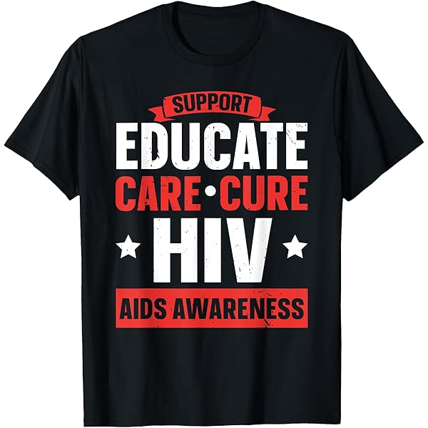 Amazon.com: Fight HIV AIDS Walk For A Cure Walk Proud