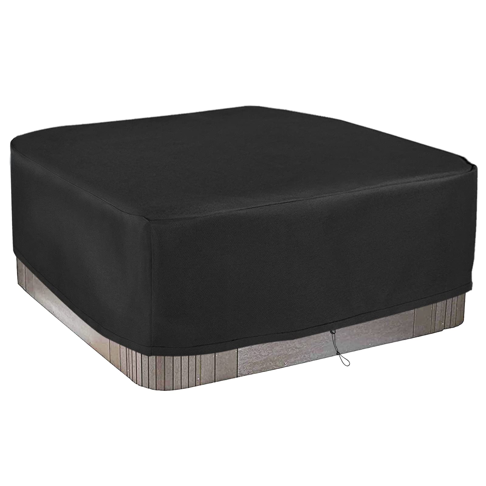 Schleuder Waterproof Square Hot Tub Cover Outdoor Spa Covers, Waterproof SPA Hot Tub Covers,with Elastic for Outdoor Bathtub (230 * 230 * 85 cm)