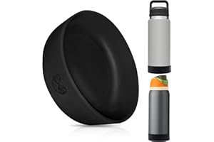 One MissionX Protective Silicone Boot for YETI 46oz 36oz 26oz 18/12oz, Owala 32oz 24oz Bottles & Yonder Water Bottles, Anti-Slip Bottom Sleeve Cover, BPA Free (Black, Fits 46 oz)