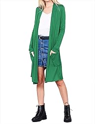 LALABEE Women's Long-Line Long Sleeve Open Front
