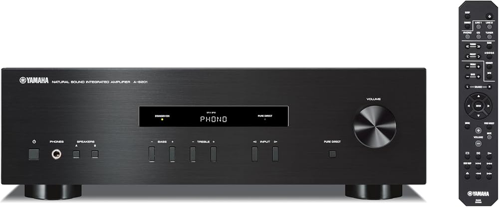 Yamaha A-S201 Integrated Amplifier Black