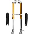 VICASKY Front Fork Shock Front Suspension Motorcycle Front Fork Shocker Suspension Gold Stock for 49cc Mini Motocross, Pit Bike, Bike Replacement Parts 21.6X2.3X1.4inch