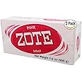 Zote Soap Pink Bar, 14 Ounce, Light & Fresh Scent, Laundry Detergent