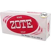 Zote Soap Pink Bar, 14 Ounce, Light &amp; Fresh Scent, Laundry Detergent