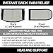 FOUMECH Back Brace Support Belt for Men and Women - Adjustable Lumbar Lower Back Support Massage Brace Self-Heating Magnetic Therapy Belt - Helps Relieve Lower Back Pain and Stress