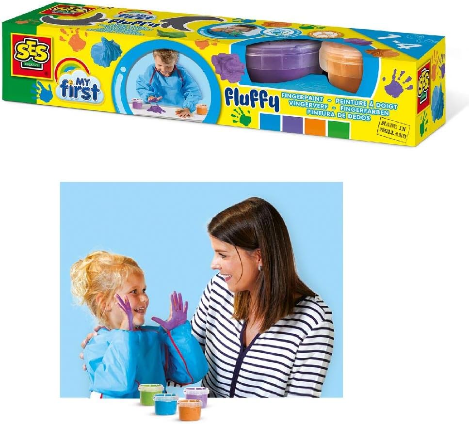 My first - Fluffy fingerpaint, Mixed, 440 ml (Pack of 1)