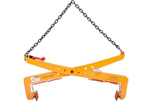 GRYVOZE 1500 kg Granite Slab Lifting Clamp, Adjustable Range: 66-126 cm, Heavy Duty Stone Lifting Clamps for Carrying and Ver