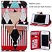 For iPhone 5S Case,Nakeey Wallet iPhone 5S Leather Case,PU Filp Leather Case Cover for iPhone 5 5S#5