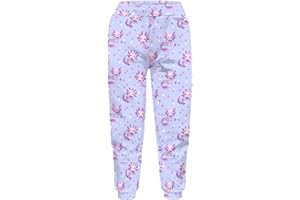 Eheartsgir Girls Joggers Pants with Pockets Loose School Active Sweatpants Yoga Outdoor Sports Lightweight Slim Pants