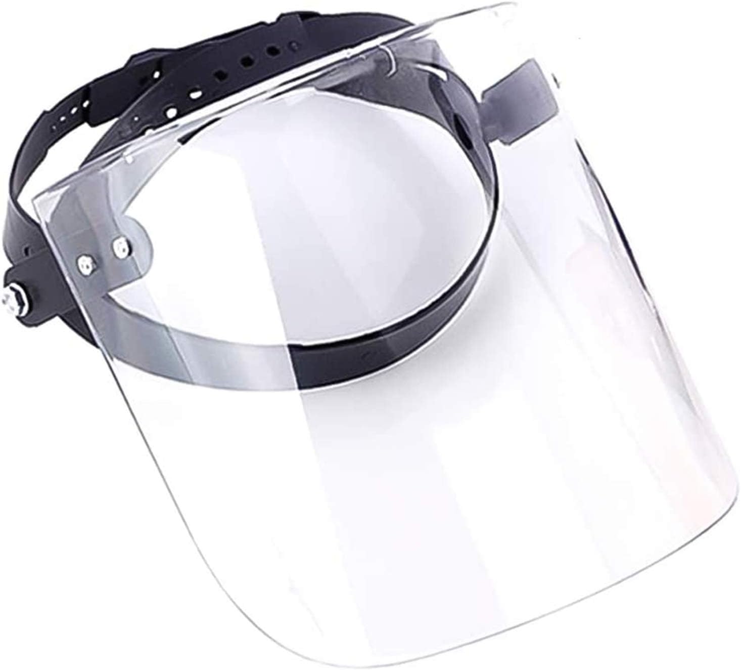 All-Purpose Face Shield for Men Women Transparent Protective Mask Anti-Fog Full Face Shield with Protective Film, Adjustable (1)