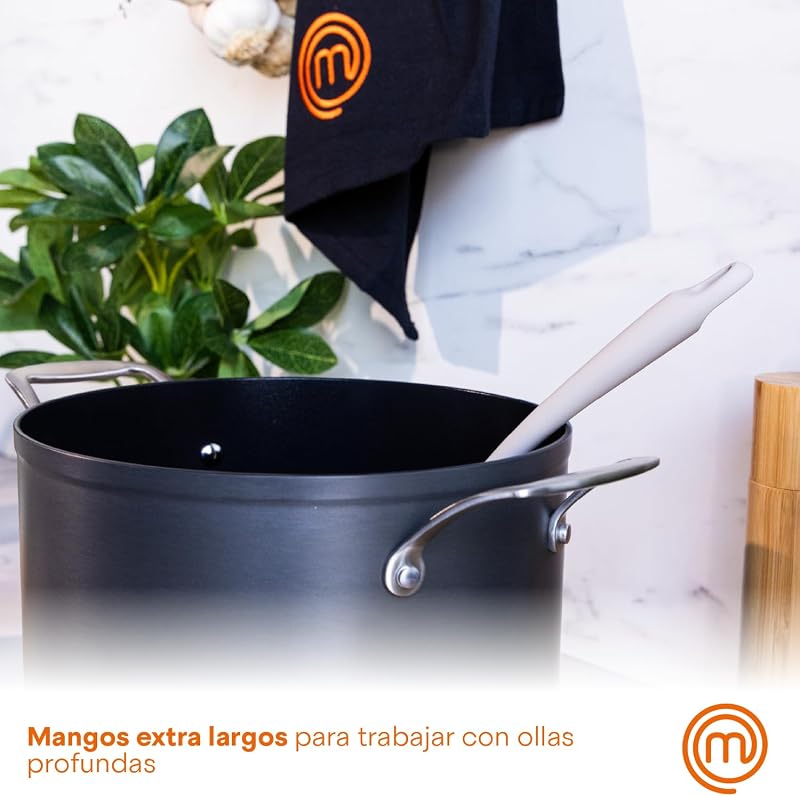 Utensílios de Cozinha MasterChef com Colheres, Espátula, Sopa de Panela