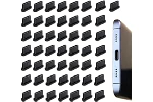 HZMM 50 Pcs USB C Dust Plug, USB Type C Anti Dust Plugs Cover, Type C Charging Port Plug, USB C Dust Cover Compatible with Samsung Galaxy Google Pixel Moto G TCL UMIDIGI OnePlus Nord & Type C Port Device
