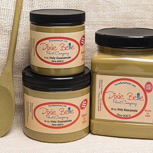 Dixie Belle Paint Company Chalk Finish Furniture Paint Holy Guacamole) (8oz)