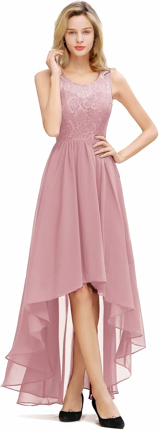Kleid Oben Spitze Unten Chiffon