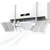 Air Conditioner Deflector, Adjustable AC Vent Deflector for Mini Split | Stops Direct Airflow Without Blocking Cooling, Improves Room Comfort