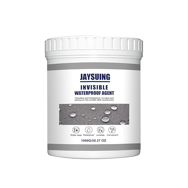 (35OZ) JAYSUING INVISIBLE WATERPROOF AGENT， REPAIRING CRACKS AND LEAKS, ADHESIVE FOR WATER LEAKAGE AND WATERPROOFING, SUPER STRONG WATERPROOF SEALING COATING