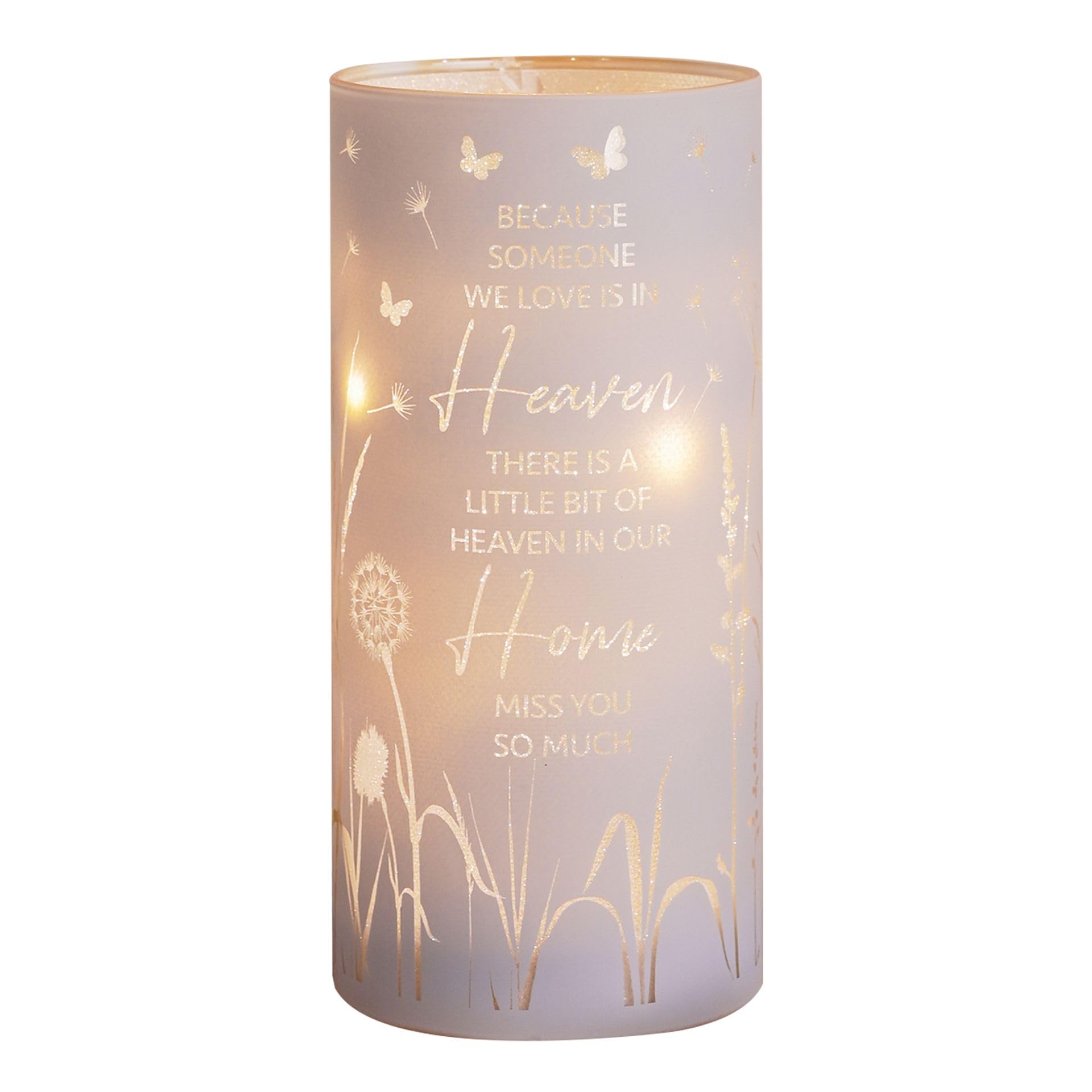 Widdop Thoughts of You LED Memorial Tube Light - Heaven - Commemorative Light Present Memory Sentimental Message — image 1