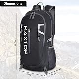 MAXTOP 40L Ultra Lightweight Packable Backpack Foldable Rucksack Water Resistant view 2