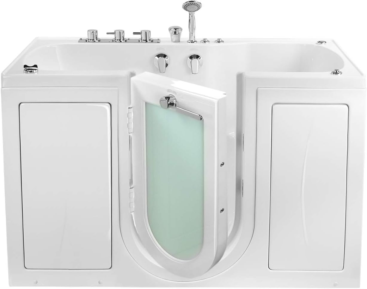 Ella's Bubbles O2SA3260DHL Tub4Two Air and Hydro Massage Acrylic Walk