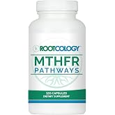 Rootcology MTHFR Pathways by Dr. Izabella Wentz | Methylation | 60 Servings | MTHFR Pathways, Methylation Support Blend with Folate, B6 &amp; B12, 120 Capsules