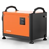 VEVOR 70 Pints Commercial Dehumidifier with Pump, Portable Crawl Space Dehumidifiers for Basement Storage Room Industrial, Auto Defrost/Drainage, Heavy-duty Galvanized Steel, with 2 Drain Hoses
