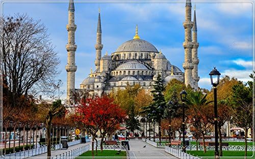 Blue-Mosque-Sultan-Ahmed-Mosque-Istanbul-Turkey tourism scenery features creative tourism souvenirs Magnetic fridge magnet