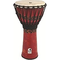 Remo ジャンベ　Djembe Fiber Skin 3 Amazon.com: Remo DJ-6112-32 Apex Djembe Drum - Green Kinte