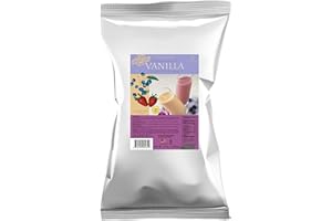 MOCAFÉ MOCAFE Vanilla Smoothie Mix Non-Dairy, Madagascar Powder for Instant Fruit Smoothies and Blended Ice Drinks, Vegan Friendly 3lb Bulk Bag