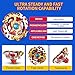 Innoo Tech Bey Battling Top Burst Evolution Combination 4D Series, 2pcs Speed Gyro Metal, 2 throwers Set with Launcher Blade Set, Battle Set Classic Toys for Adult Children(Upgraded Bey 2 Set)