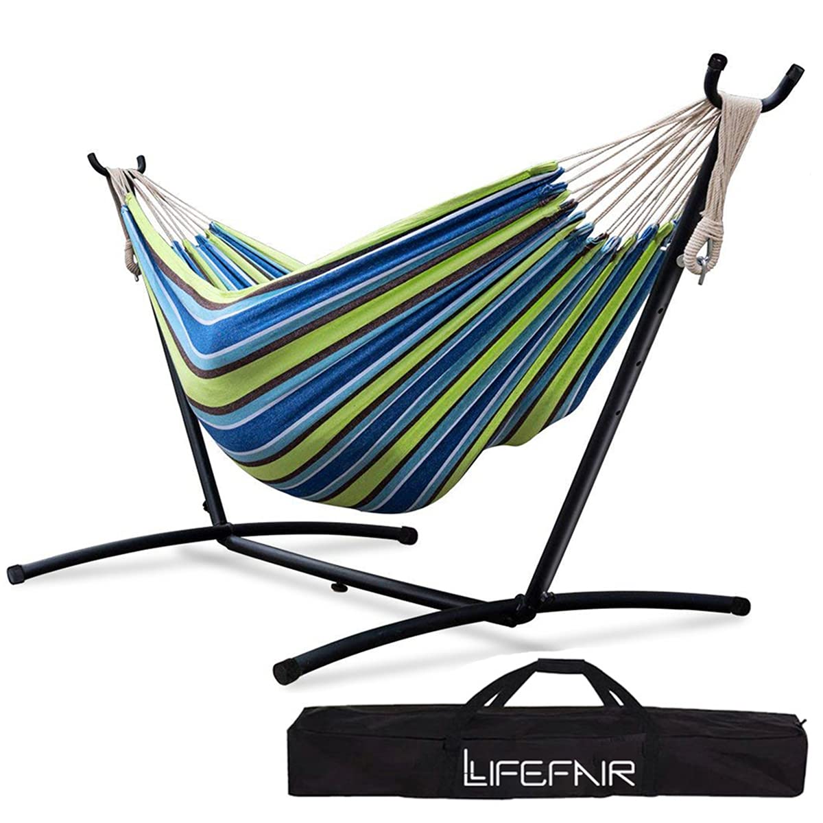 LifeFair ハンモック 自立式スタンドセット ダブルサイズの商品画像