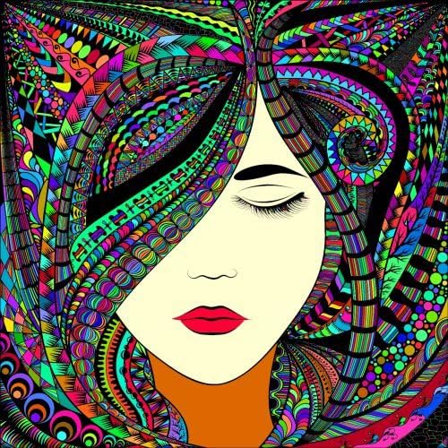 Canvasi Feelings & Beauty Image No. 0 to paint Stretched, 60 x 60 cm