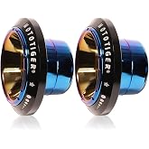 Tongze Motorcycle Frame Slider: Scooter Frame Sliders for Front Fork CNC Aluminum Wheel Frame Slider for Motorbike Motorcycle Frame Sliders Crash Protector 2 Pack (Blue &amp; Black)