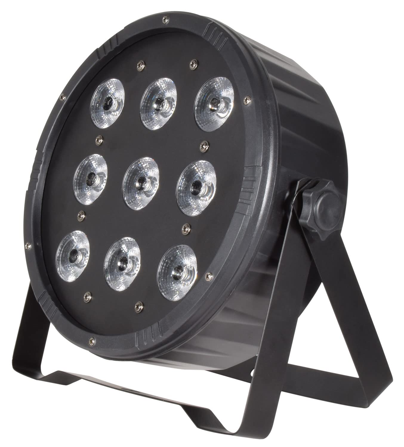 QTX | PAR-54: Light & Compact RGBW LED PAR Can | 9 x 6W RGBW LEDs