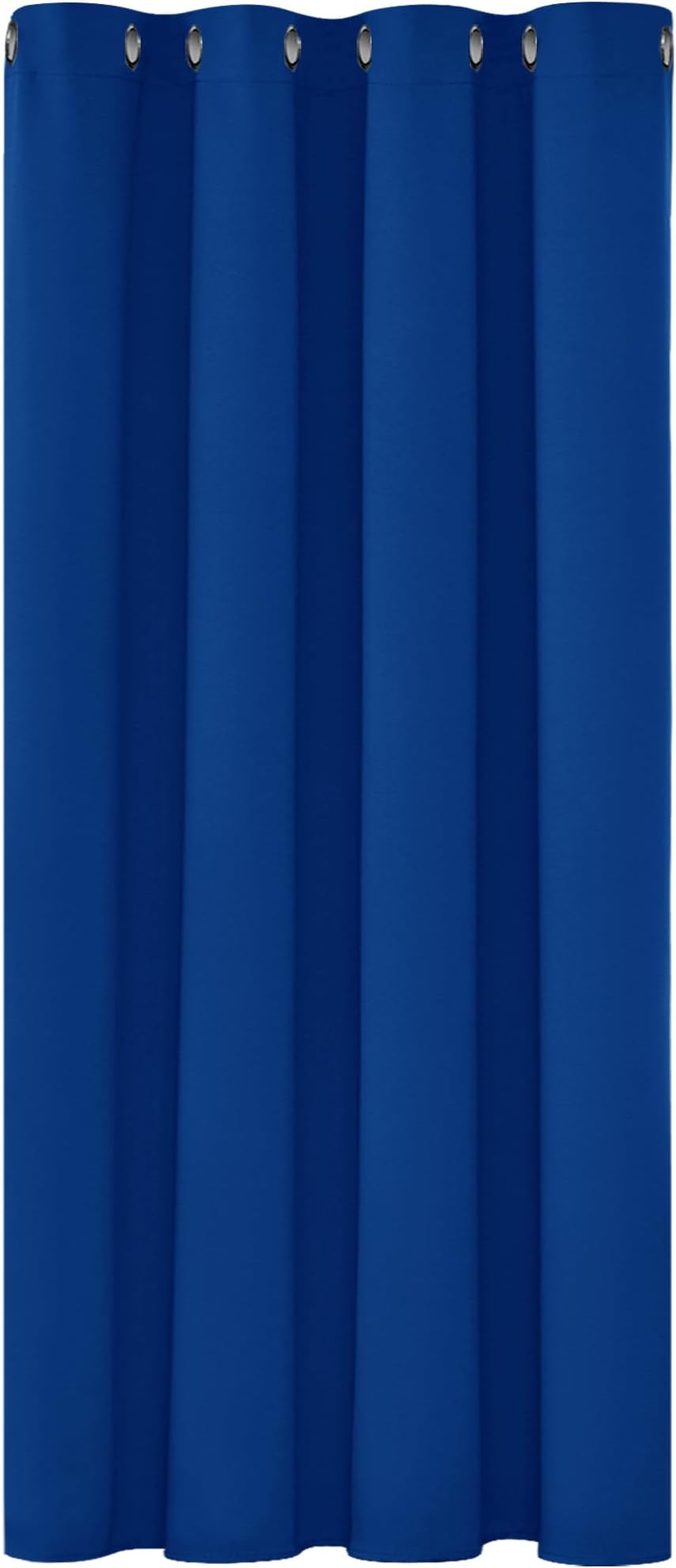Deconovo Solid Blackout Curtain Eyelet 52x54 Royal Blue One Panel