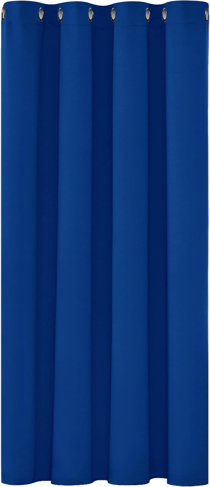 Deconovo Solid Blackout Curtain Eyelet 52x54 Royal Blue One Panel