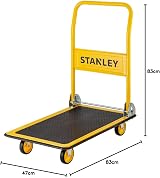 Stanley PC527 Platform Truck 150kg Heavy-Duty Steel with 4 Wheels view 8