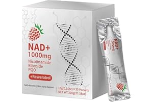 GUSUPY- NAD Liquid Supplement 30pcs：Nicotinamide Riboside & Resveratrol, NAD Supplement for Men & Women, Healthy Aging & Boosts Cellular Energy, DNA Repair