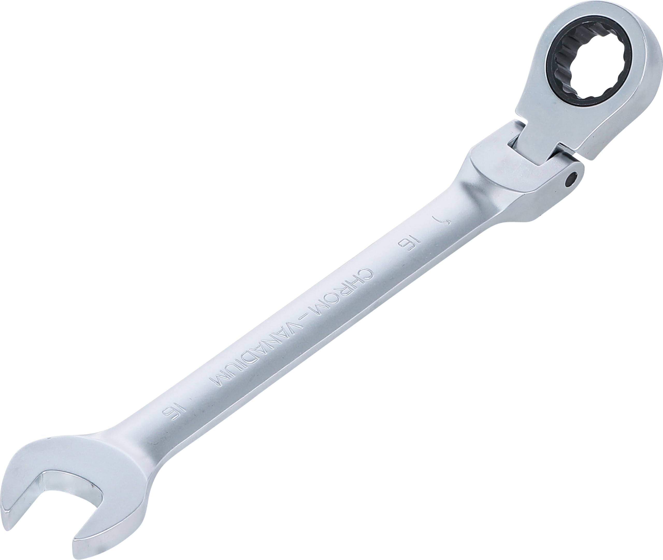 BGS 6716 | Ratchet Combination Wrench | adjustable | 16 mm