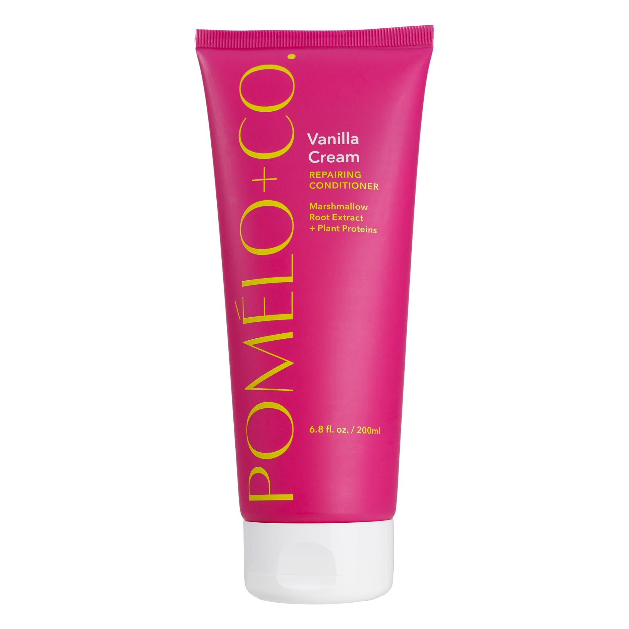 Pomélo+Co. Schaumarmer Vanille Conditioner / 97,5% natürliche Inhaltsstoffe / Für Weiches Haar / Conditioner Haar, Spülung Haare, Haarspülung, Haarpflege für trockenes Haar / 200ml / VANILLA CREAM