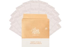 LA PETITE OURSE Diaper Booster Pads - 4.3”x11” Disposable Diaper Inserts - Lightweight, Comfortable, and Super Absorbent – No