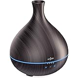 Essential Oil Diffuser,Anjou 500ml Cool Mist Humidifier,One Fill for 12hrs Consistent Scent & Aromatherapy, World's First Dif