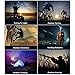 5 LED Headlamp 8000 Lumens 4 Modes Waterproof Flashlight Headlight Torch with 2 Rechargeable Batteries, USB Cable, Wall Charger and Car Charger for Hiking Camping Riding Fishing Hunting Outdoor Sports