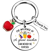 Davrock Teacher Appreciation Gifts for Teacher Keychain From Students Teachers Day Gifts for Women Jewelry Gift for Teachers Christmas Gift Thank You Keychain