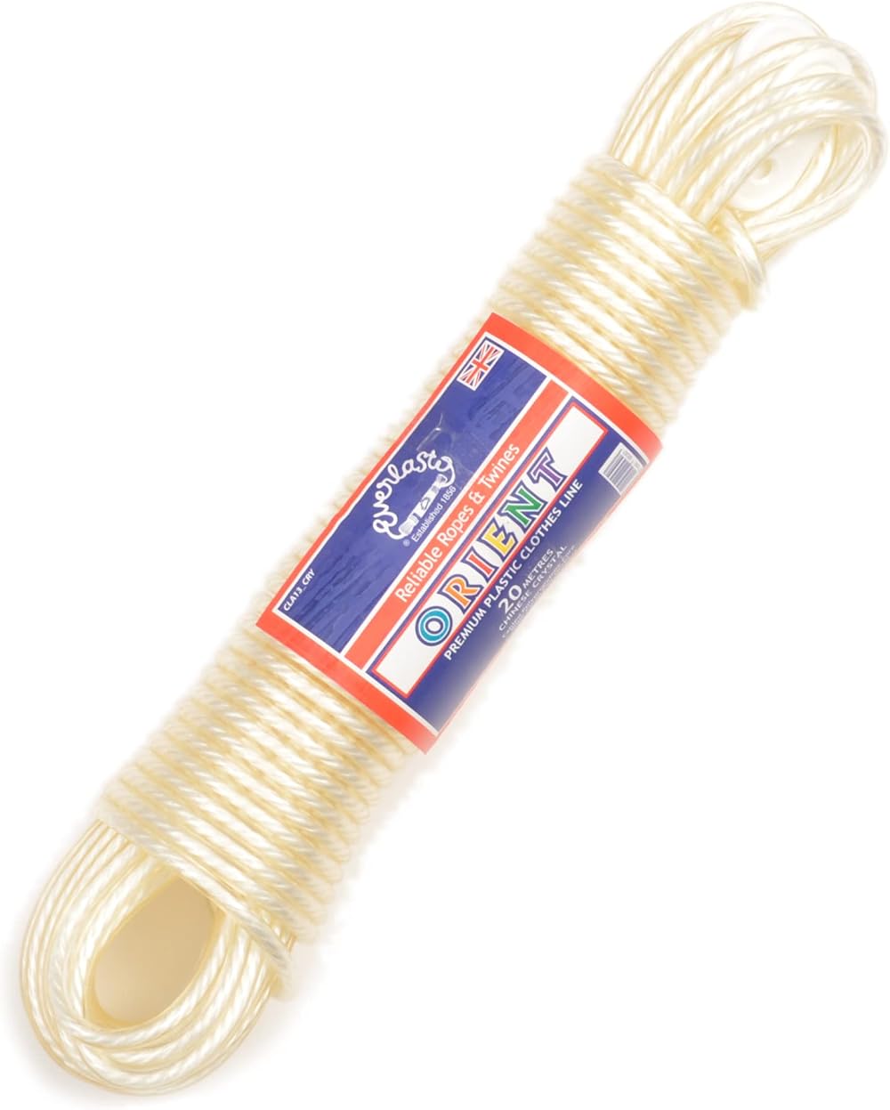 Everlasto Orient 20m PVC Clothes Line 4.8mm Clear