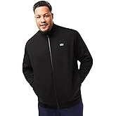 Lacoste Men's Regular Fit Zipped Cotton Fleece Sweatshirt - Big Fit, Black, 3XLB
