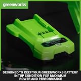 Greenworks 40V Charger G40UC Universal Battery Charger 2A 4Ah Compatible view 4
