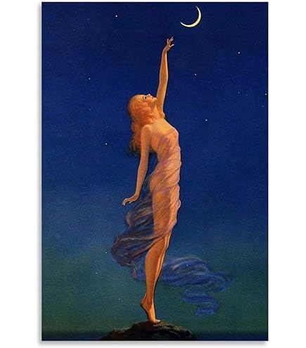 Amazon.com: Maxfield Parrish Ecstasy Realism Romantic Artwork